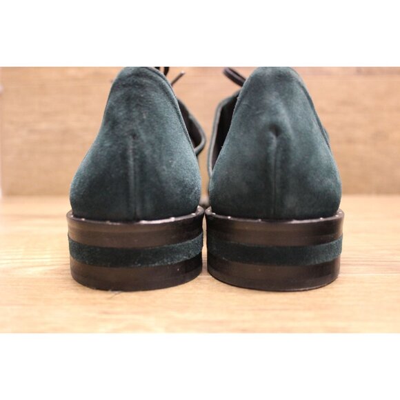 Freda Salvador women's suede leather pointed D'Orsay studded Oxford shoes - Picture 15 of 15